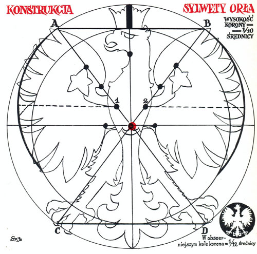 geometria orła, rysunek Sz. Kobyliński geometria orła, rysunek Sz. Kobyliński