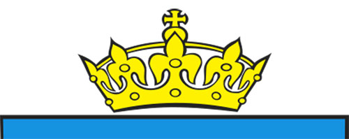 korona na herbie Poznania