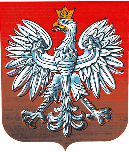 nakładka wersji ideogramowej na herb RP