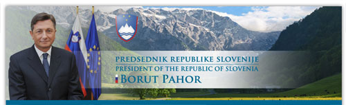 nagłówek strony Prezydenta Słowenii
