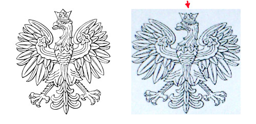 godło z nagłówka I US Warszawa